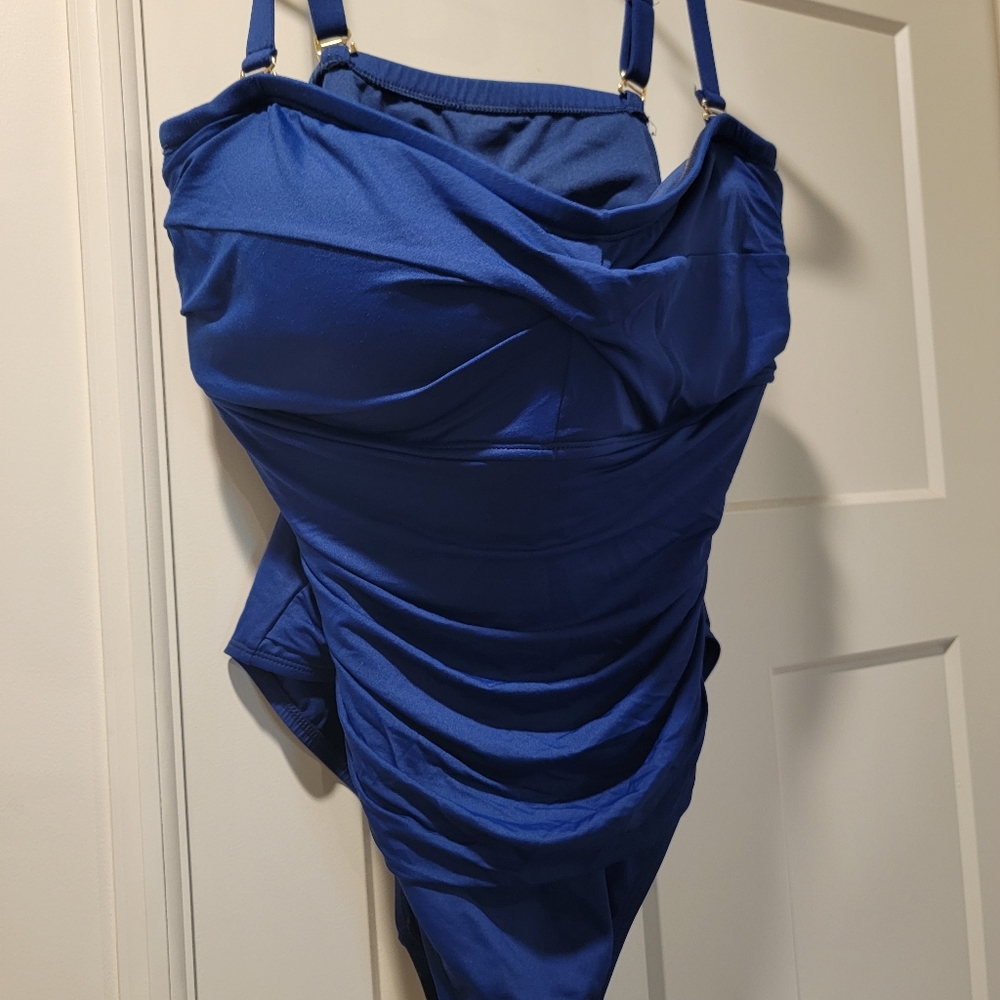 Ralph Lauren Blue Swimsuit 20W